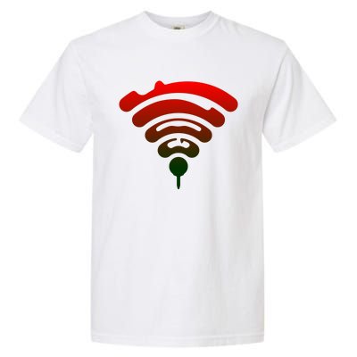 Funny Golf Wifi Signal Graphic Garment-Dyed Heavyweight T-Shirt