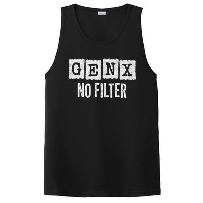 Funny Gen X Sayings Generation X No Filter Gen X PosiCharge Competitor Tank