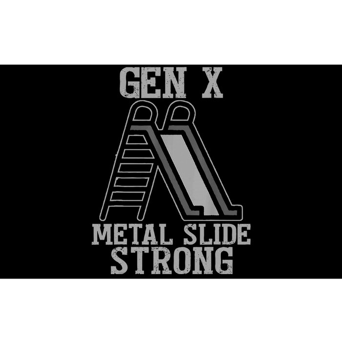 Funny Gen X Generation Gen X Metal Slide Strong Bumper Sticker