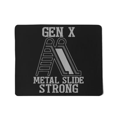 Funny Gen X Generation Gen X Metal Slide Strong Mousepad