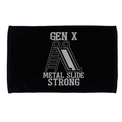 Funny Gen X Generation Gen X Metal Slide Strong Microfiber Hand Towel