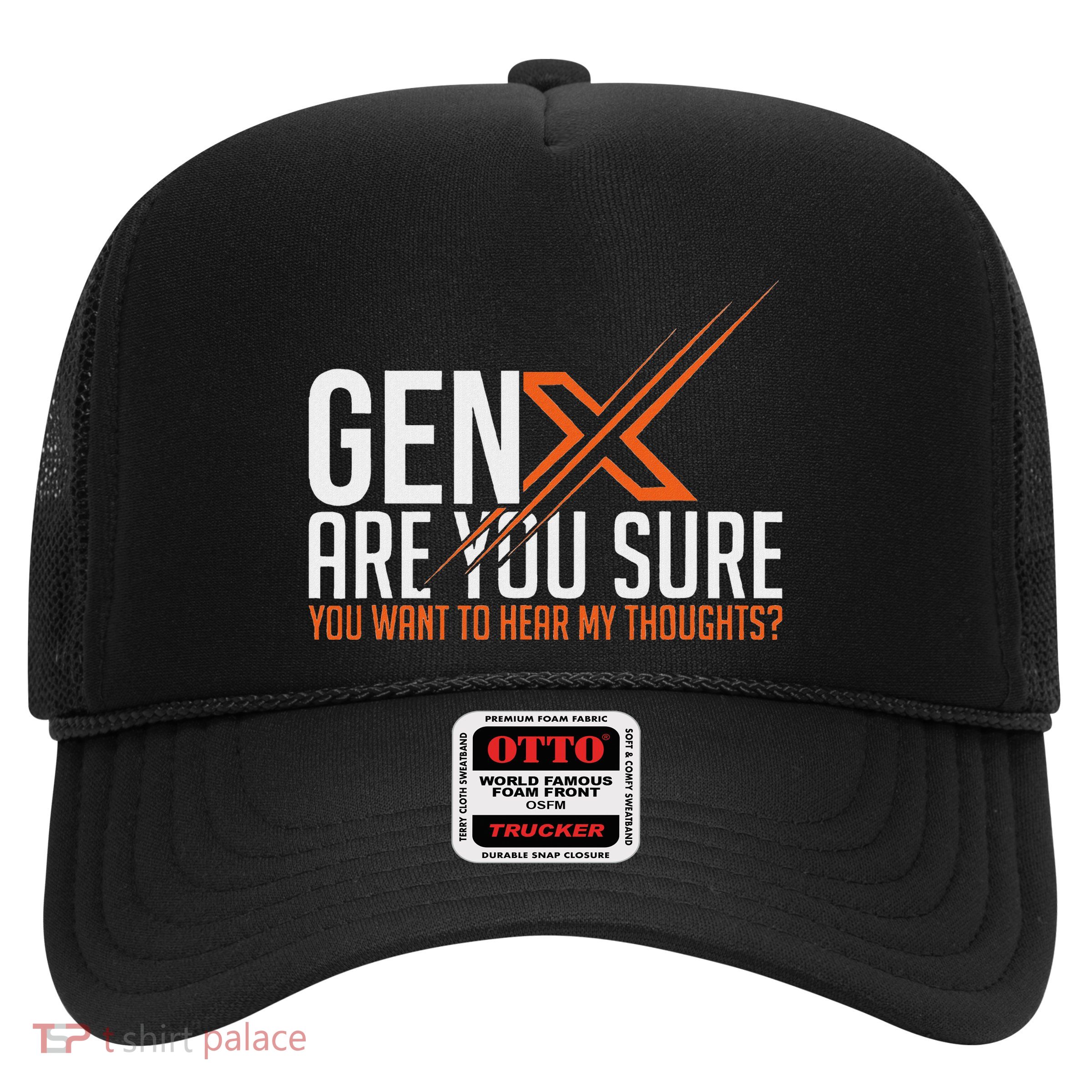 Funny Generation X Humor 60s 70s Gen Xers Sarcastic Gen X Trucker Hat