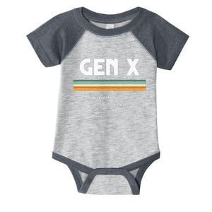 Funny Gen X Raised On Hose Water And Neglect 1980s Style Infant Baby Jersey Bodysuit