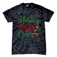 Funny Groovy Xmas Holiday Baking Crew Retro Merry Christmas Tie-Dye T-Shirt