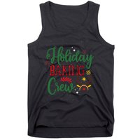 Funny Groovy Xmas Holiday Baking Crew Retro Merry Christmas Tank Top