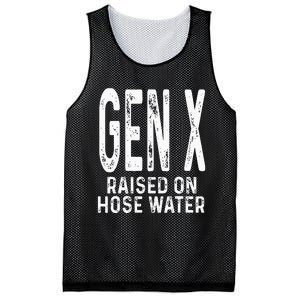 Funny Gen X Raised On Hose Water Humor Generation X Design Mesh Reversible Basketball Jersey Tank