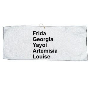 Frida Georgia Yayoi Artemisia Louise Large Microfiber Waffle Golf Towel