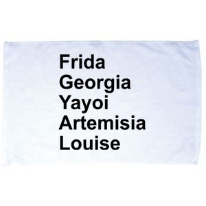 Frida Georgia Yayoi Artemisia Louise Microfiber Hand Towel