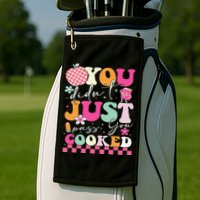 Funny Groovy You Didnt Just Pass You Cooked Teacher School Golf Towel