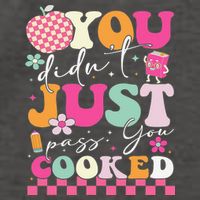 Funny Groovy You Didnt Just Pass You Cooked Teacher School Vector Backpack