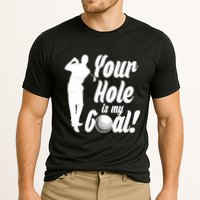 Funny Golfing Your Hole Is My Goal Cooling Performance Crew T-Shirt
