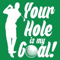 Funny Golfing Your Hole Is My Goal Baby Bodysuit