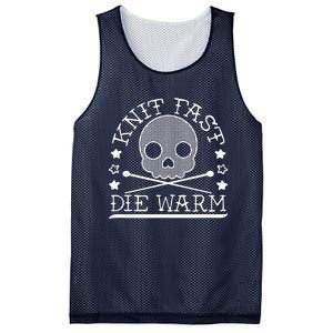 Funny Gothic Yarn Skull Knitting Needles Knit Fast Die Warm Mesh Reversible Basketball Jersey Tank