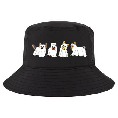 Funny Ghost Yorkshire Terrier Yorkie Dog Lover Halloween Day Cool Comfort Performance Bucket Hat