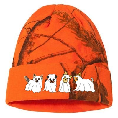 Funny Ghost Yorkshire Terrier Yorkie Dog Lover Halloween Day Kati Licensed 12" Camo Beanie