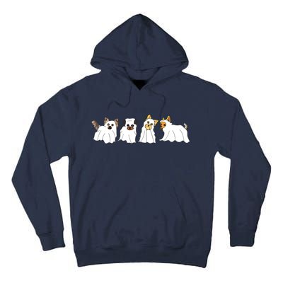 Funny Ghost Yorkshire Terrier Yorkie Dog Lover Halloween Day Tall Hoodie