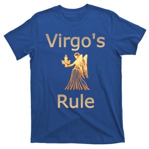 Fun Golden Zodiac Virgos Rule Gift Great Gift T-Shirt