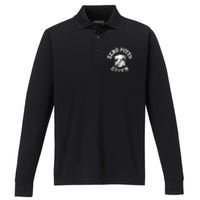 Funny Golf Zero Putts Given Performance Long Sleeve Polo