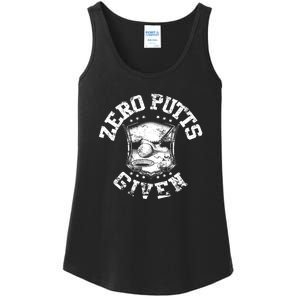 Funny Golf Zero Putts Given Ladies Essential Tank