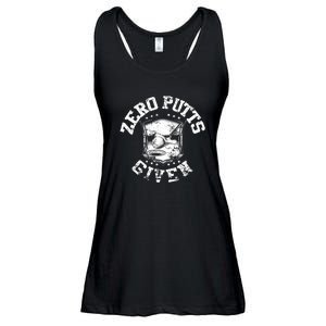 Funny Golf Zero Putts Given Ladies Essential Flowy Tank