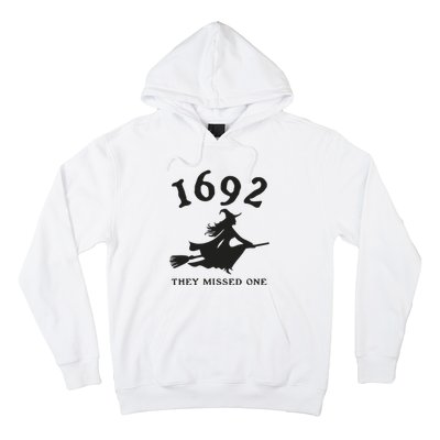 Funny Halloween 1692 They Missed One Salem Witch Hoodie