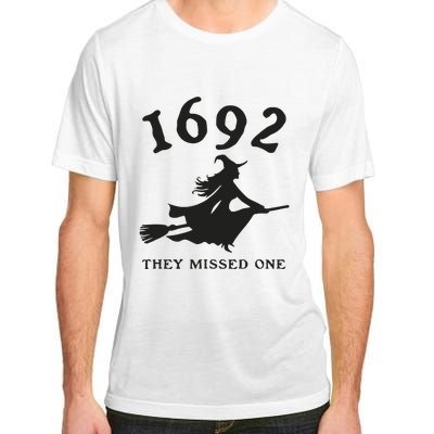 Funny Halloween 1692 They Missed One Salem Witch Adult ChromaSoft Performance T-Shirt