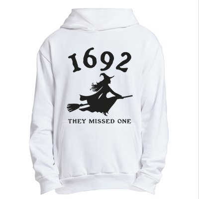 Funny Halloween 1692 They Missed One Salem Witch Urban Pullover Hoodie