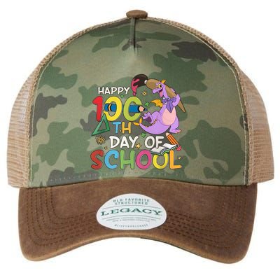 Figgment Happy 100th Days Of School Teacher Funny Student Love Legacy Tie Dye Trucker Hat