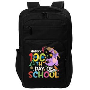 Figgment Happy 100th Days Of School Teacher Funny Student Love Impact Tech Backpack