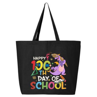 Figgment Happy 100th Days Of School Teacher Funny Student Love 25L Jumbo Tote