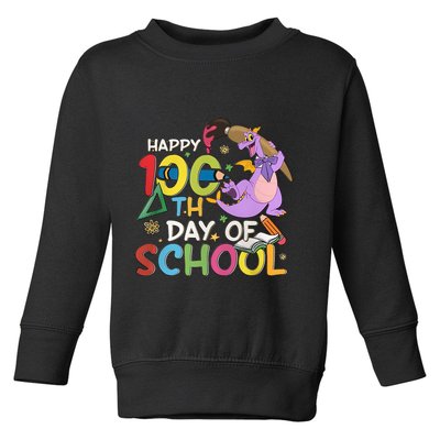 Figgment Happy 100th Days Of School Teacher Funny Student Love Toddler Sweatshirt