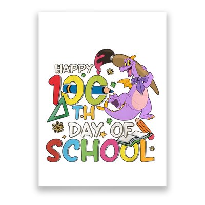 Figgment Happy 100th Days Of School Teacher Funny Student Love Poster