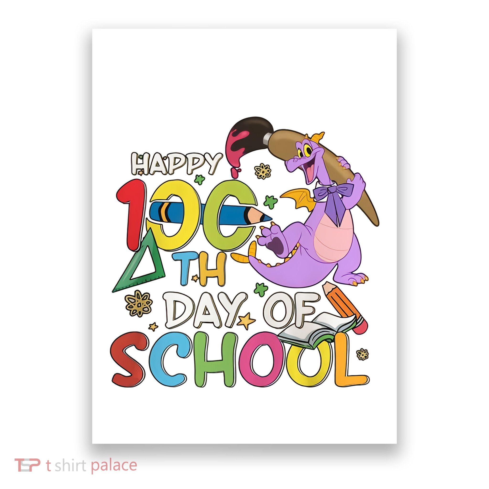 Figgment Happy 100th Days Of School Teacher Funny Student Love Poster