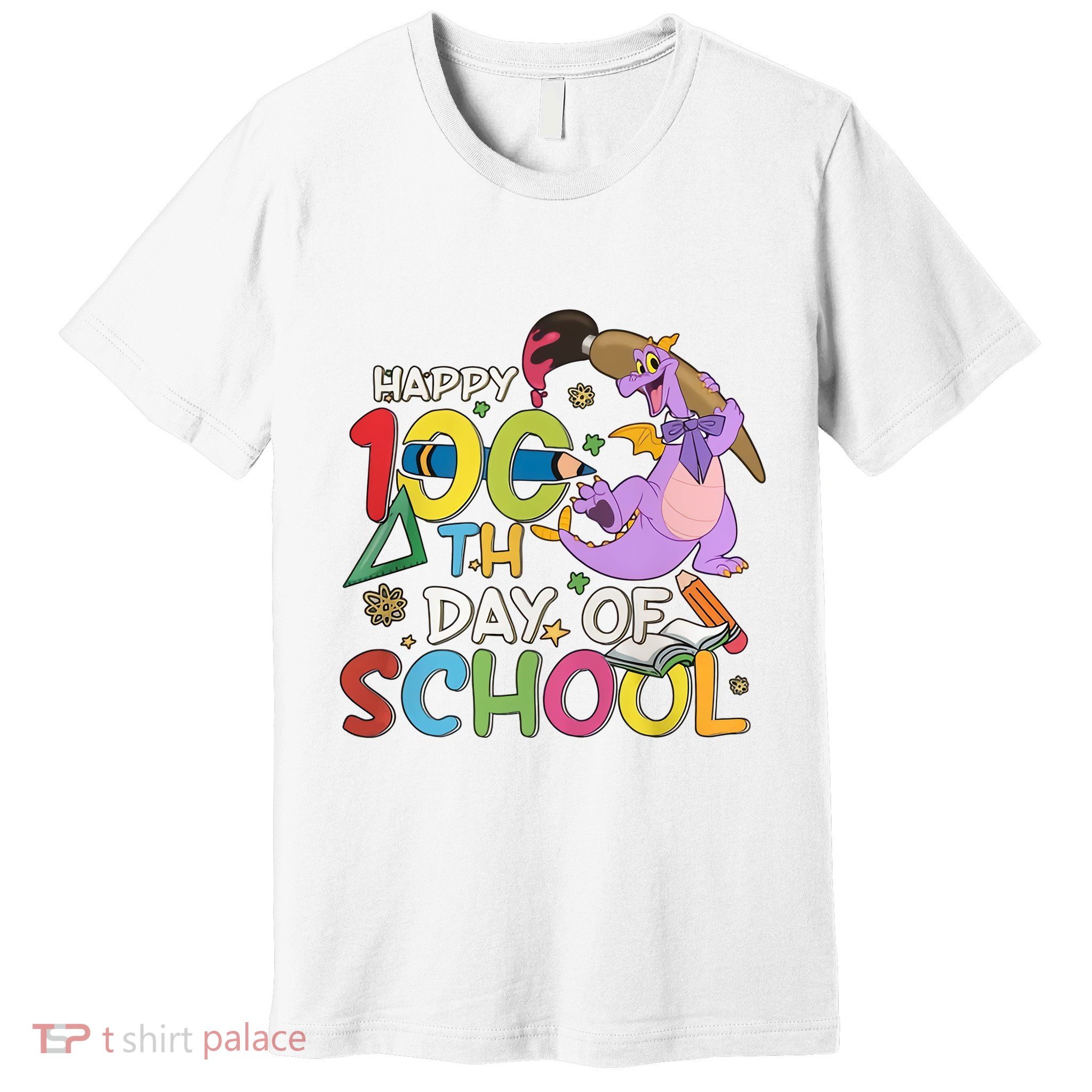 Figgment Happy 100th Days Of School Teacher Funny Student Love Premium T-Shirt
