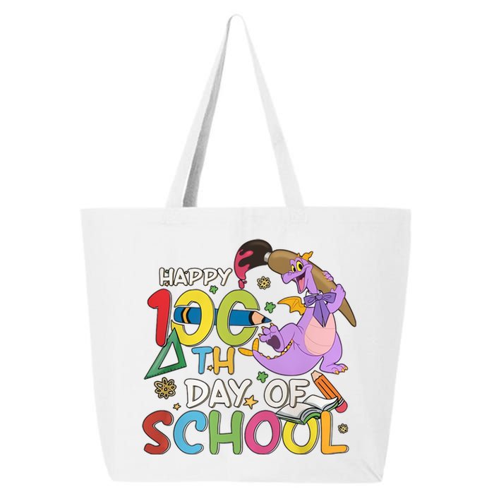 Figgment Happy 100th Days Of School Teacher Funny Student Love 25L Jumbo Tote