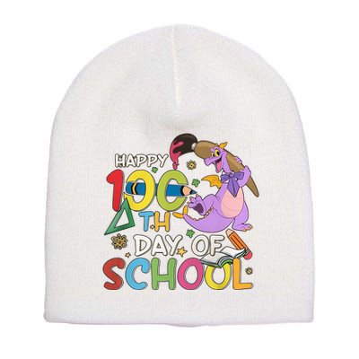 Figgment Happy 100th Days Of School Teacher Funny Student Love Short Acrylic Beanie