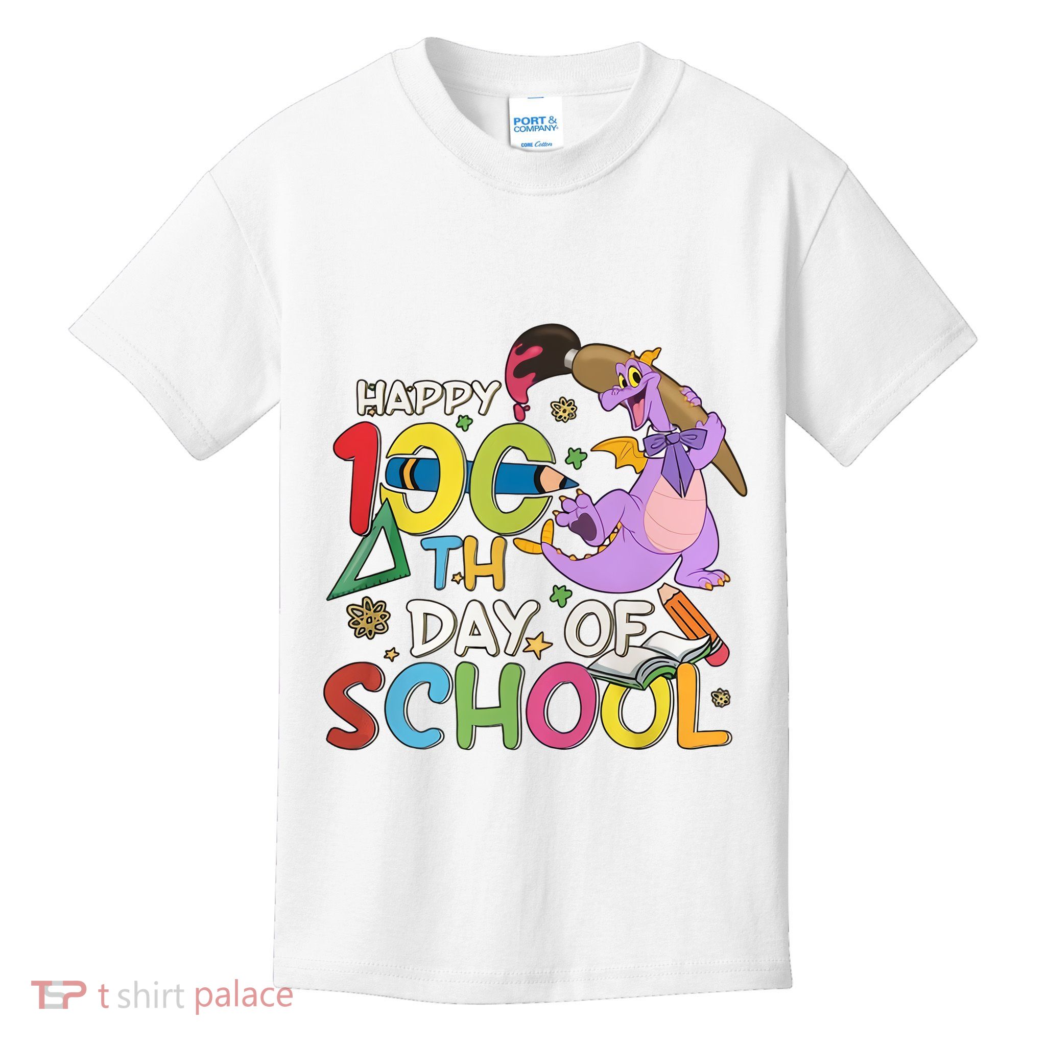 Figgment Happy 100th Days Of School Teacher Funny Student Love Kids T-Shirt