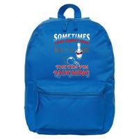 Funny Hear 10 Pin Laughing Gift Funny Bowling Gift 16 in Basic Backpack