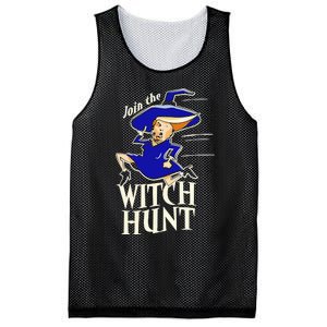 Funny Halloween 2024 Donald Trump Join The Witch Hunt Mesh Reversible Basketball Jersey Tank