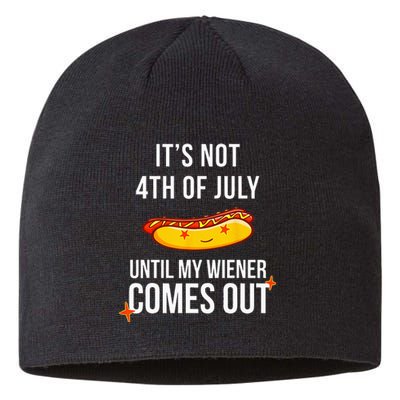 Funny Hotdog 4th Of July Sustainable Beanie