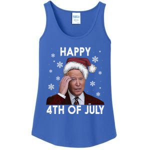 Funny Happy 4th Of July Joe Biden Costume Santa Great Gift Meaningful Gift Ladies Essential Tank