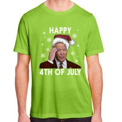 Funny Happy 4th Of July Joe Biden Costume Santa Gift Funny Gift Adult ChromaSoft Performance T-Shirt