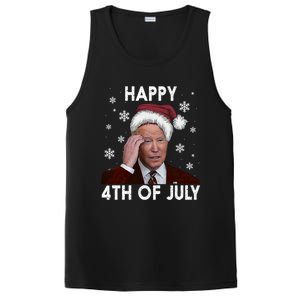 Funny Happy 4th Of July Joe Biden Costume Santa Gift Funny Gift PosiCharge Competitor Tank