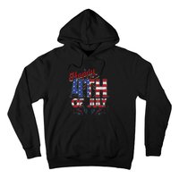 Fireworks Happy 4th Of July Us Flag American 4th Of July Hoodie