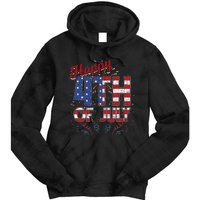 Fireworks Happy 4th Of July Us Flag American 4th Of July Tie Dye Hoodie