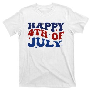 Fireworks Happy 4th Of July US Flag American 4th Of July T-Shirt