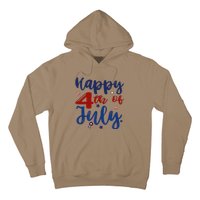 Fireworks Happy 4th Of July US Flag American 4th Of July Hoodie