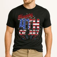 Fireworks Happy 4th Of July US Flag American 4th Of July Cooling Performance Crew T-Shirt