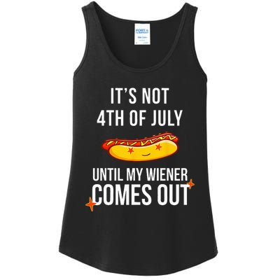 Funny Hotdog 4th Of July Ladies Essential Tank