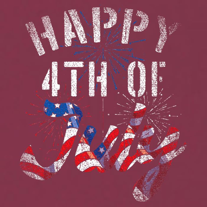 Fireworks Happy 4th Of July Us Flag American 4th Of July 16oz Travel Tumbler